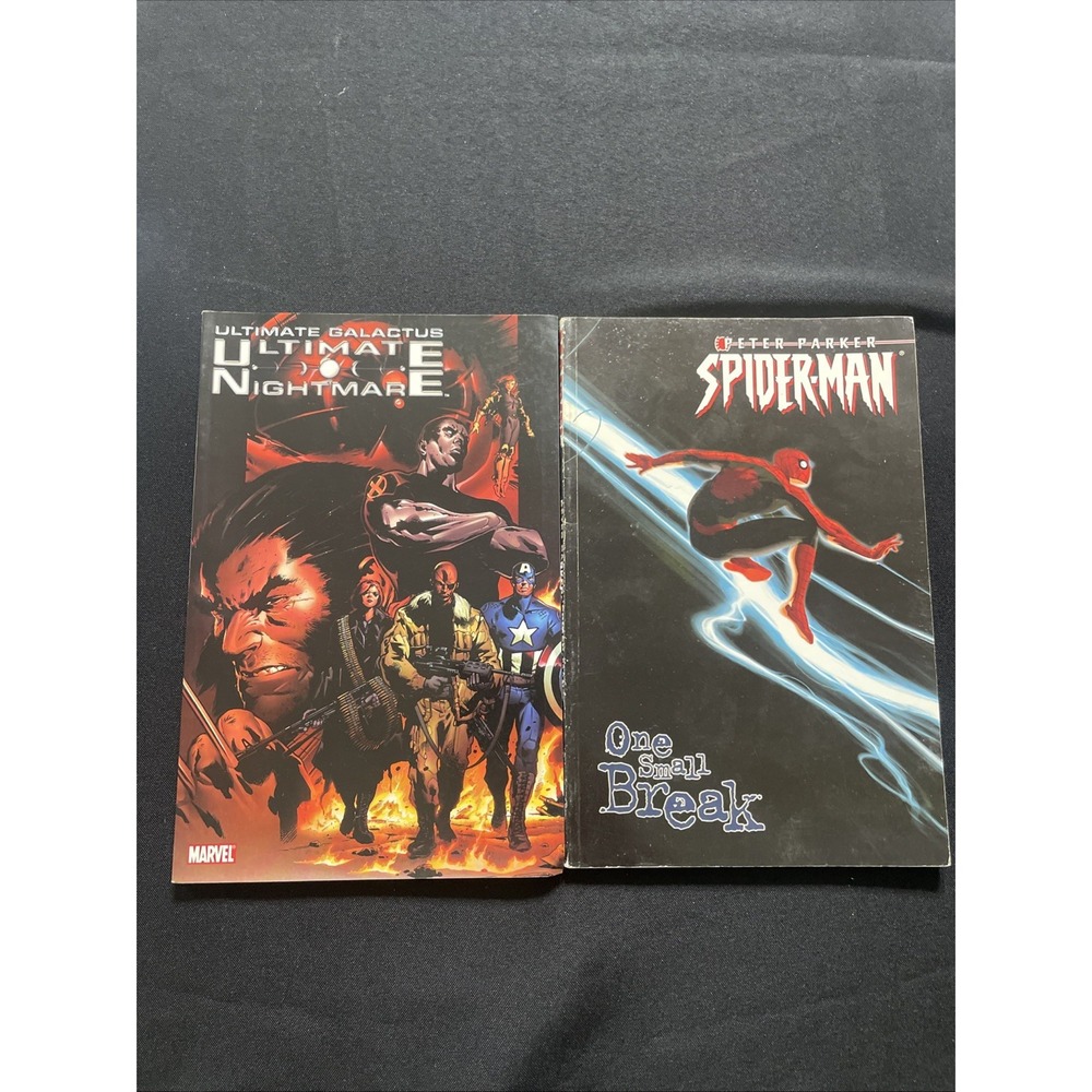 Marvel TPB Lot Ultimate Galactus Nightmare + Spider-Man Graphic Novels